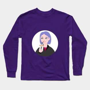 Coffee girl Long Sleeve T-Shirt